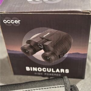 Occer 12x25 Compact Low Light Vision Binoculars - Black